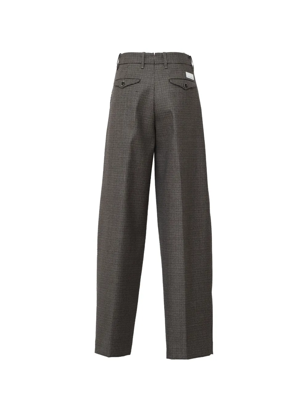 Nine In The Morning Nancy check wool trousers Beige