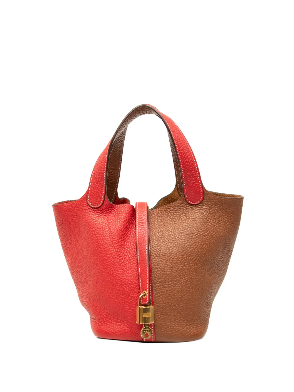 Hermès Pre-Owned 2020 Clemence Picotin Lock Handtasche 18cm - Braun