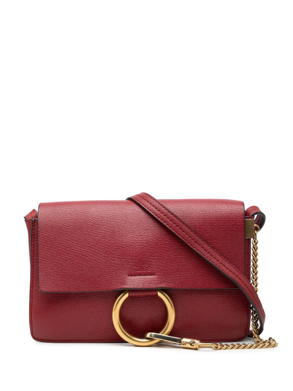 Chloé Pre-Owned 2002-2026 Small Leather Faye crossbody bag - Red