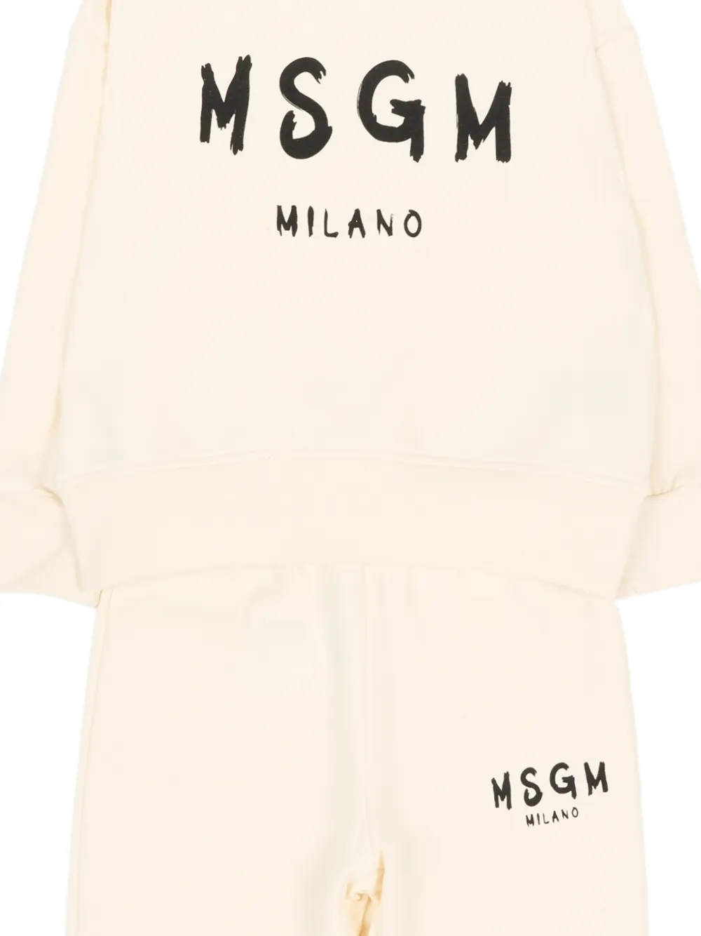 MSGM Kids logo-print track pants Wit