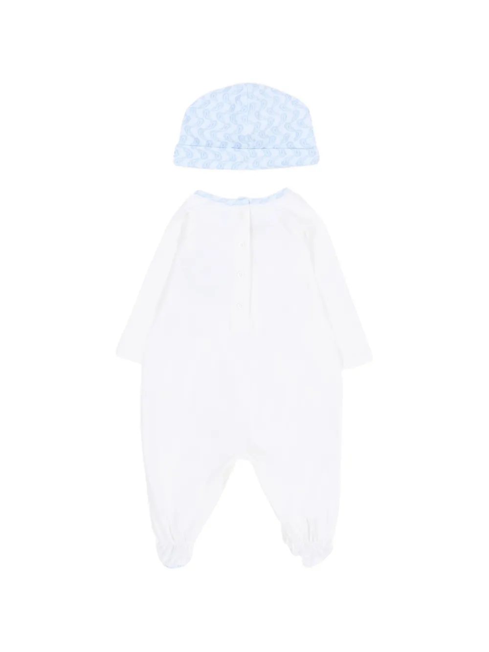 ETRO KIDS Babykledingset met paisley-print Wit
