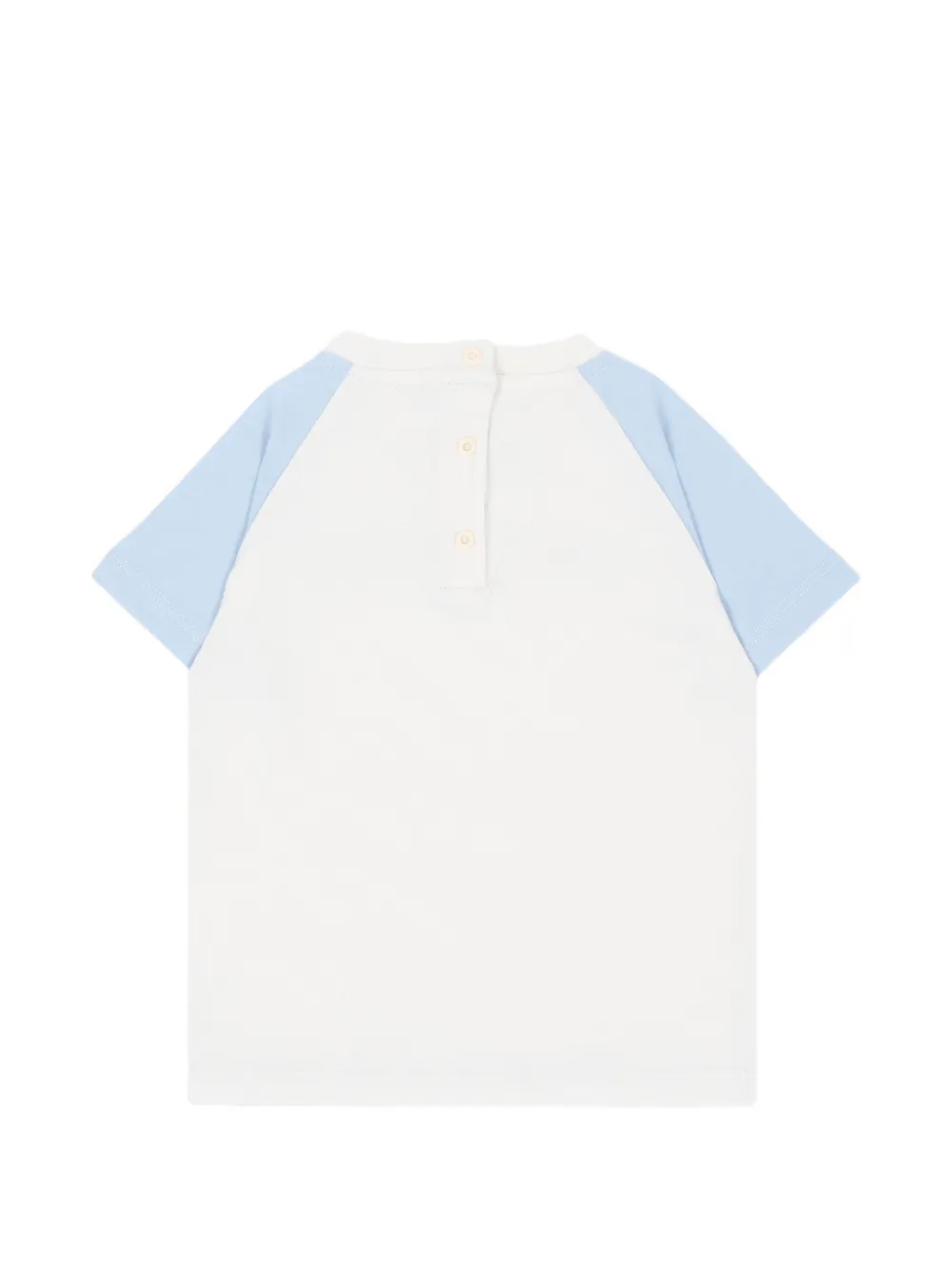 ETRO KIDS T-shirt met raglanmouwen en logo-applicatie Wit