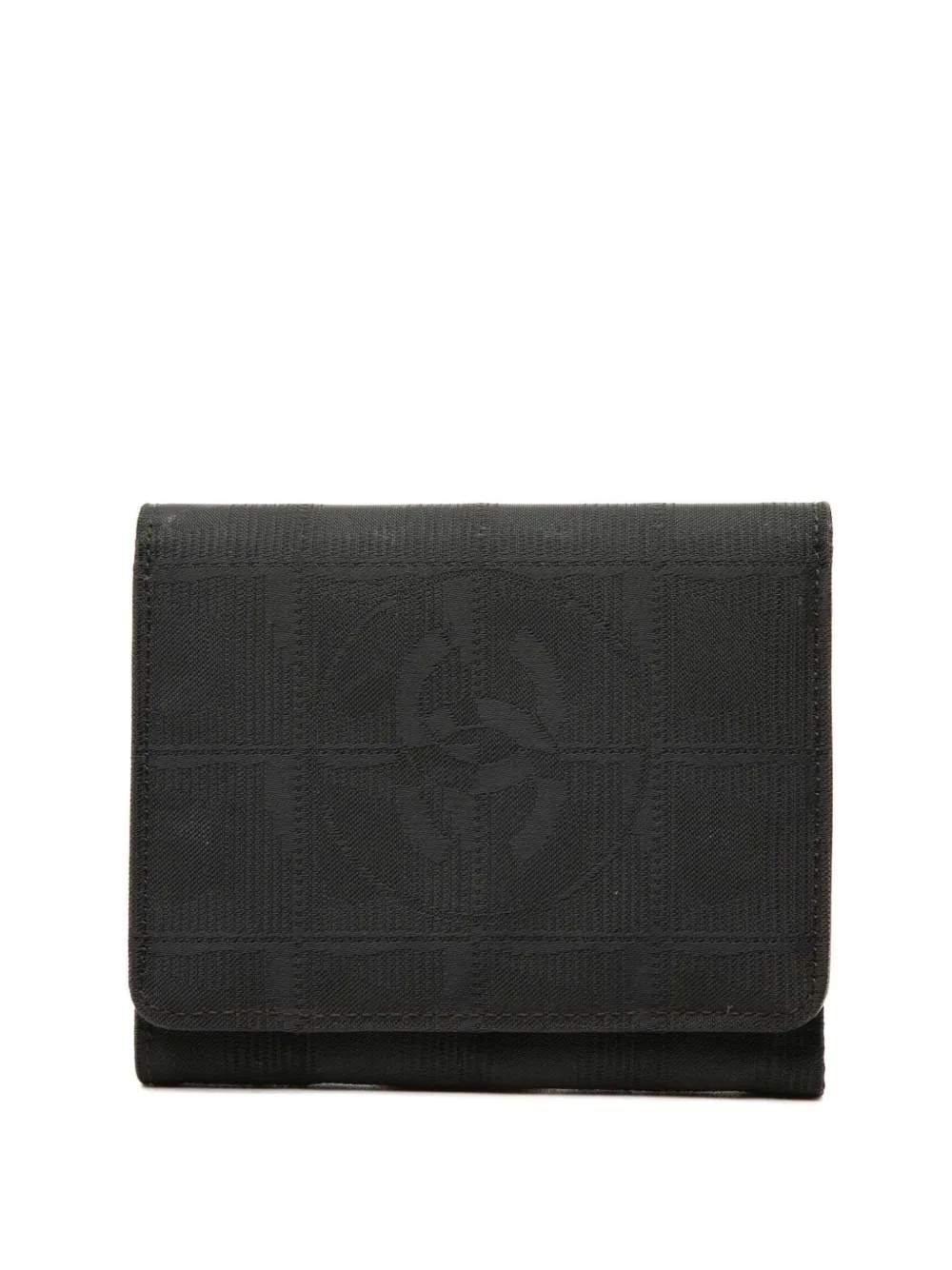 CHANEL Pre-Owned 2000-2002 New Travel Line Nylon Wallet small wallets - Nero