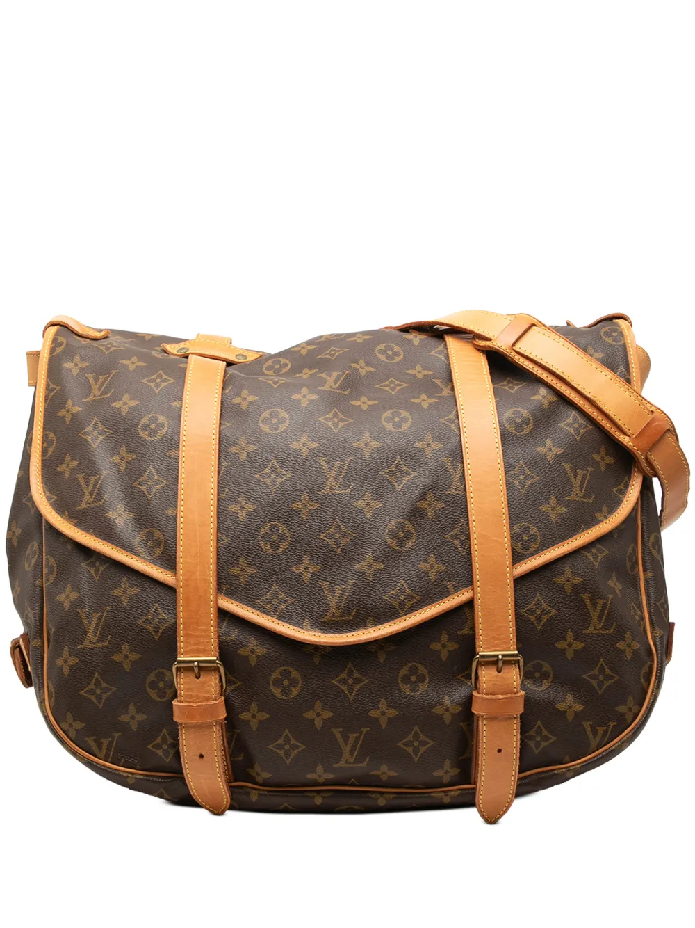 Louis Vuitton Pre-Owned 1993 Monogram Saumur 43 travel bag - Marrone