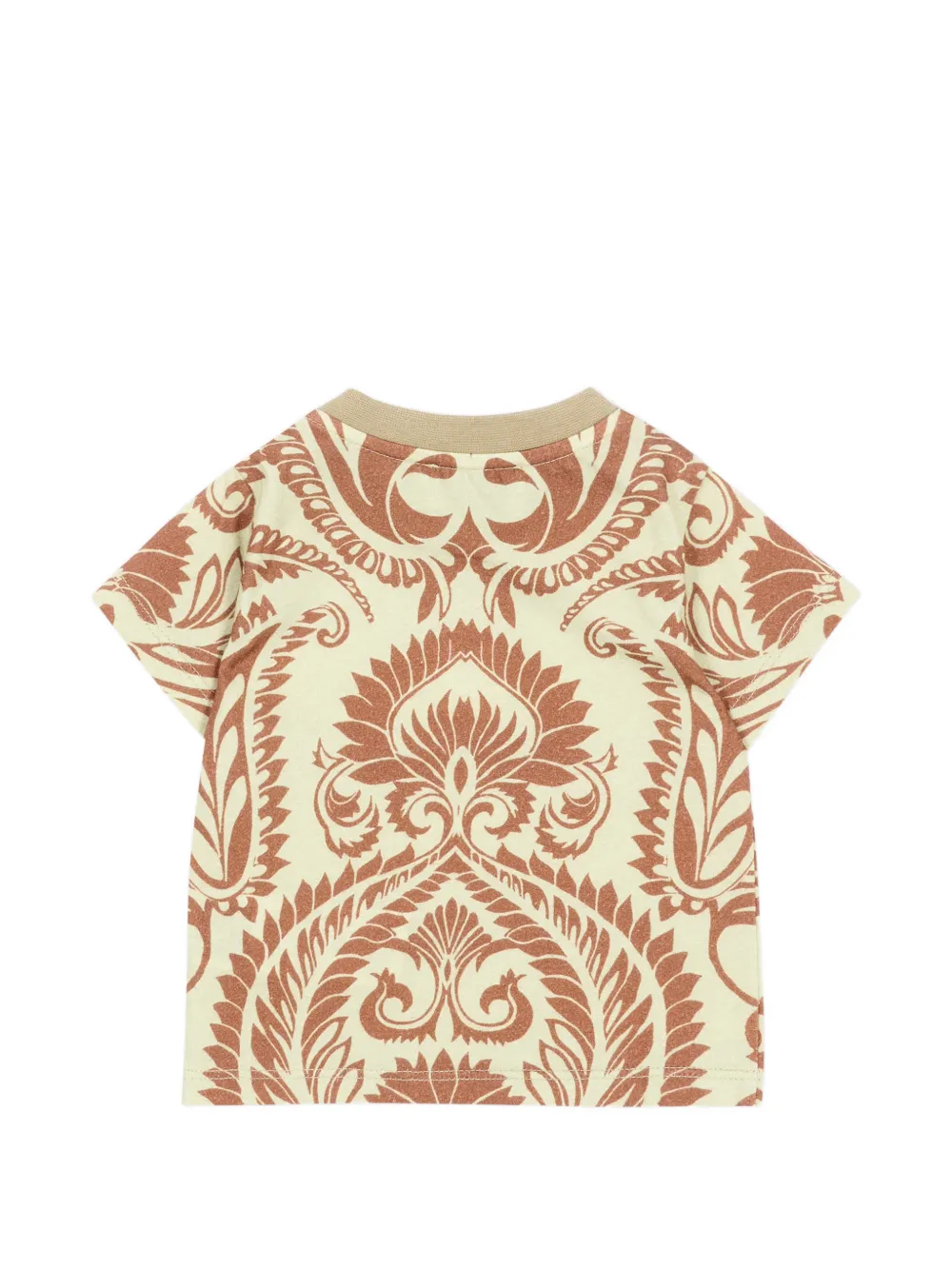 ETRO KIDS Pegasus T-shirt met paisley-print Groen