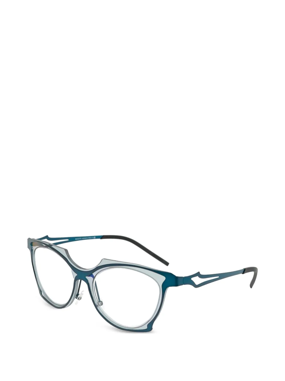 PARASITE Camelia 1 geometric-frame glasses - Blu