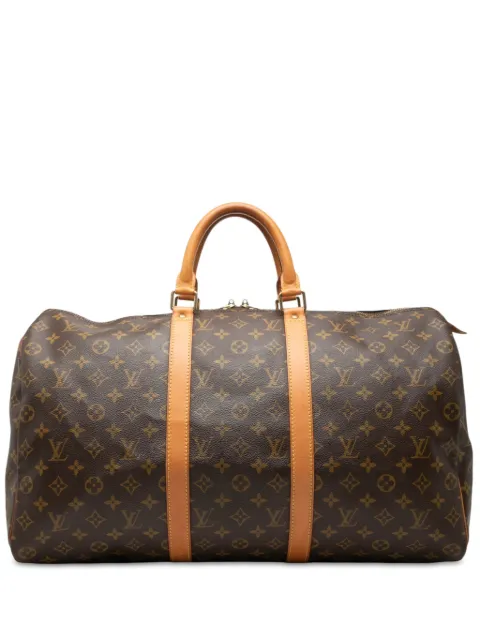 Louis Vuitton Pre-Owned bolsa de viaje Monogram Keepall 50 1995 de archivo