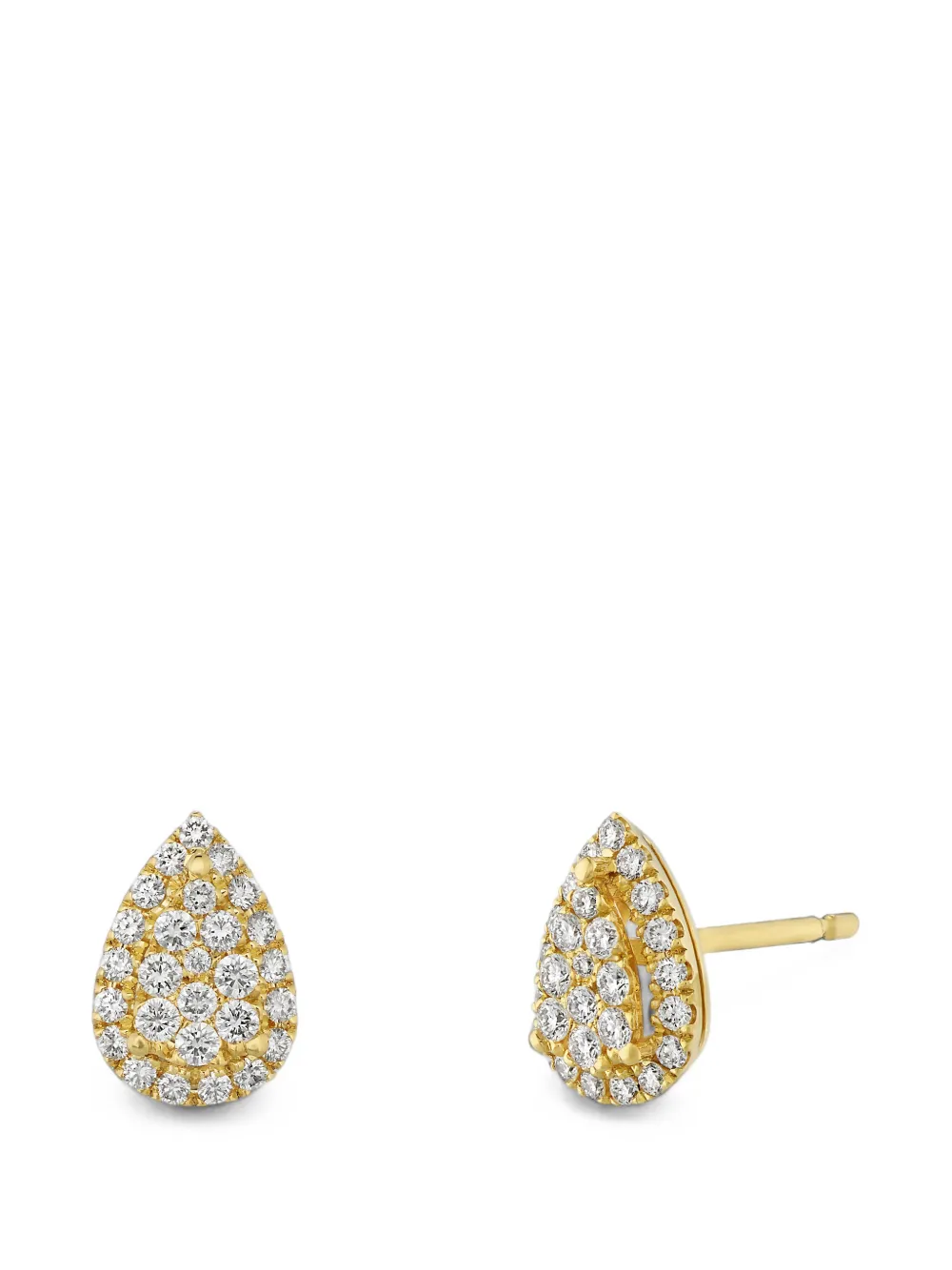 ROSEKEY Épure diamond drop earrings - Oro