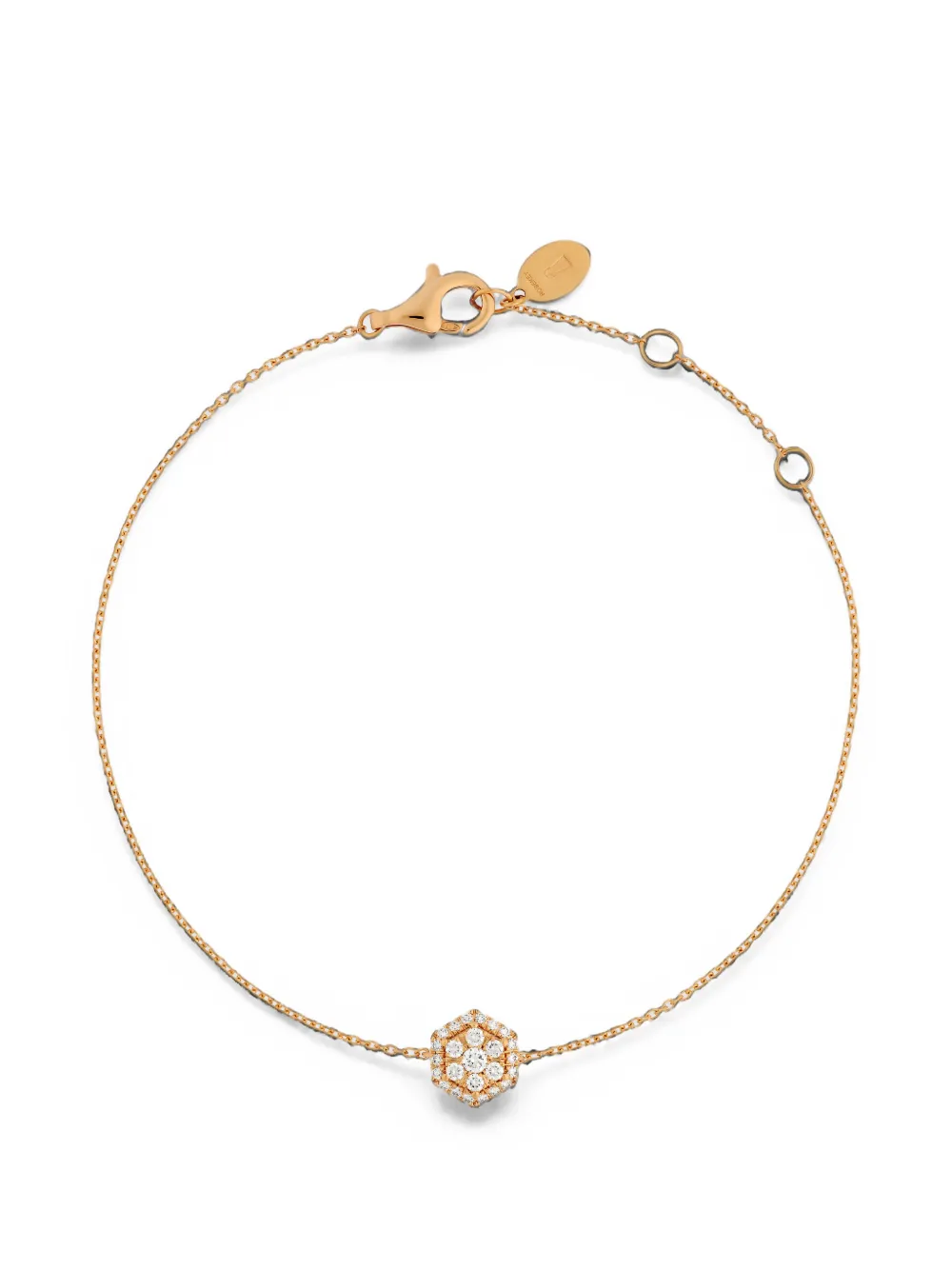 ROSEKEY Épure Hexa diamond bracelet - Rosa