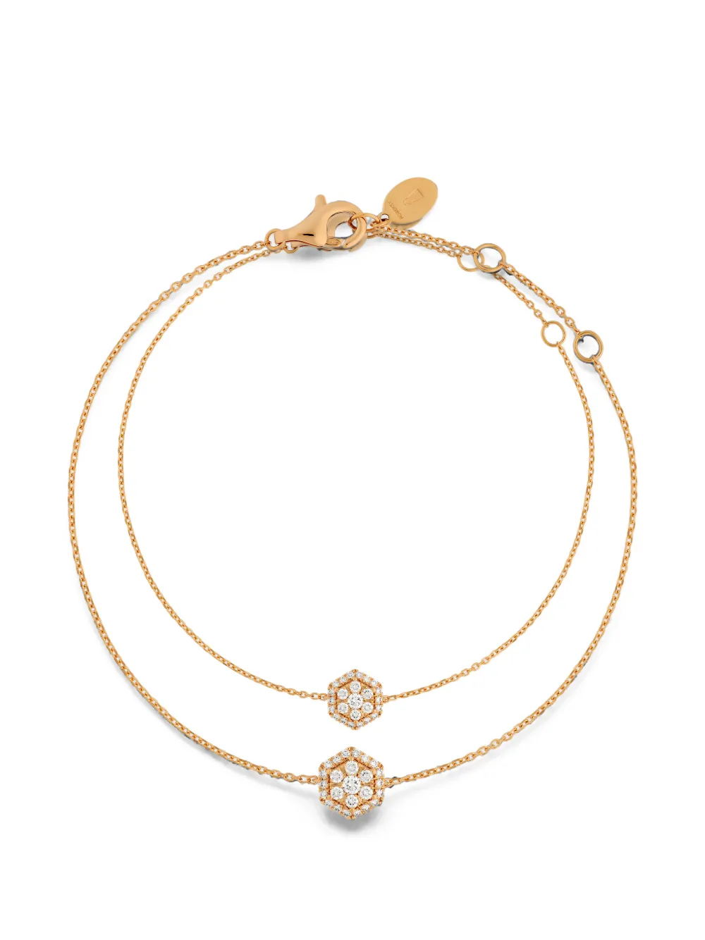 ROSEKEY Épure Hexa diamond bracelet - Rosa