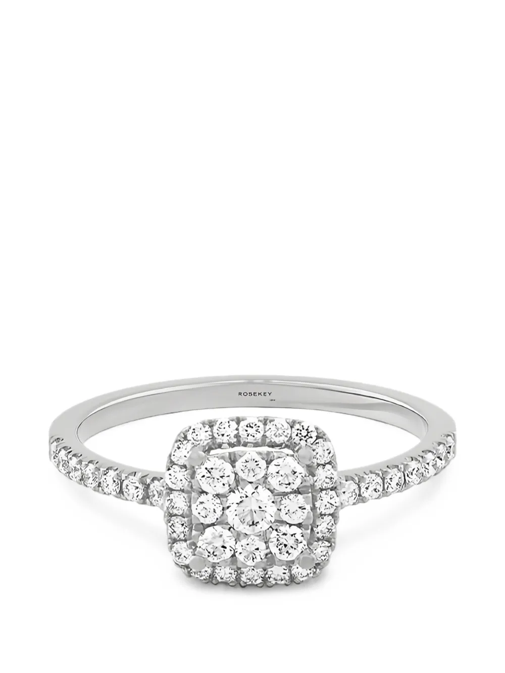 ROSEKEY Épure diamond ring - Argento