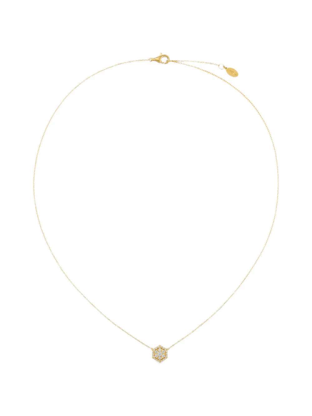 ROSEKEY Épure Hexa Halskette mit Diamant - Gold