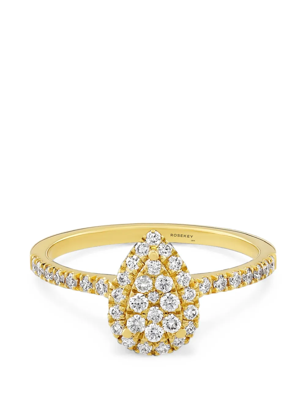 ROSEKEY Épure diamond ring - Oro