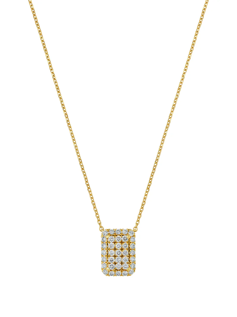 ROSEKEY Épure Radiant Halskette mit Diamant - Gold