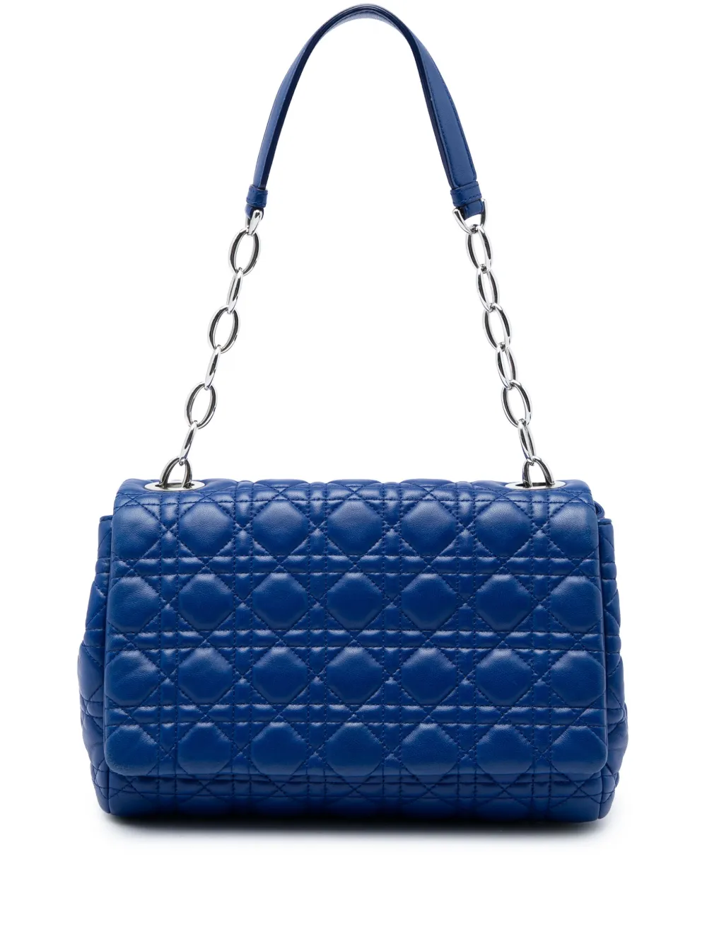 Christian Dior Pre-Owned 2013 Cannage Soft Flap Schultertasche - Blau