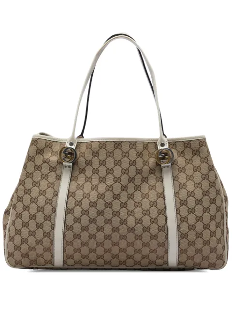 Gucci Pre-Owned 2016-2026 Large GG Canvas Twins tote bag
