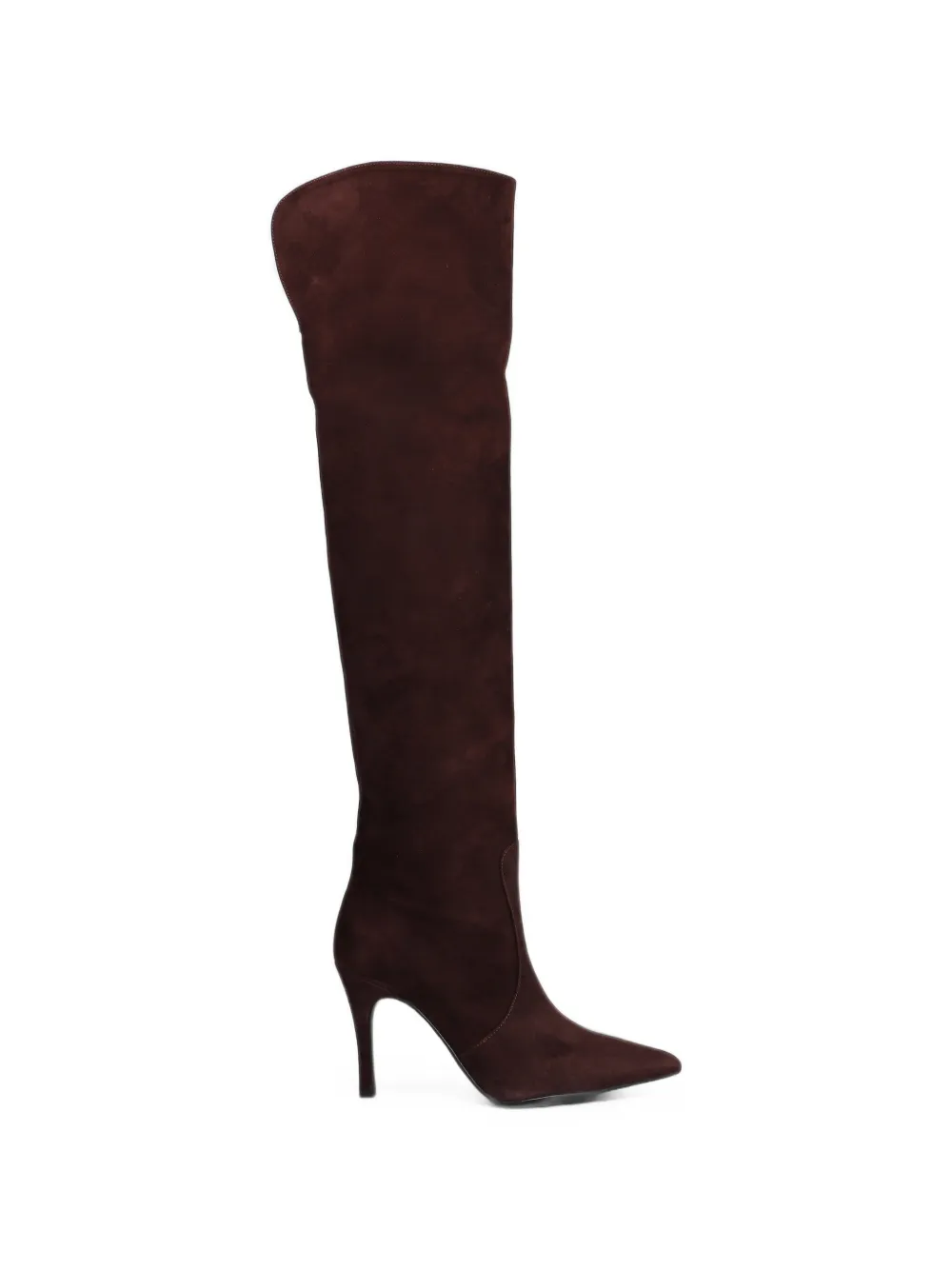 Biancadi Pointed-toe Over-the-knee Boots In Brown