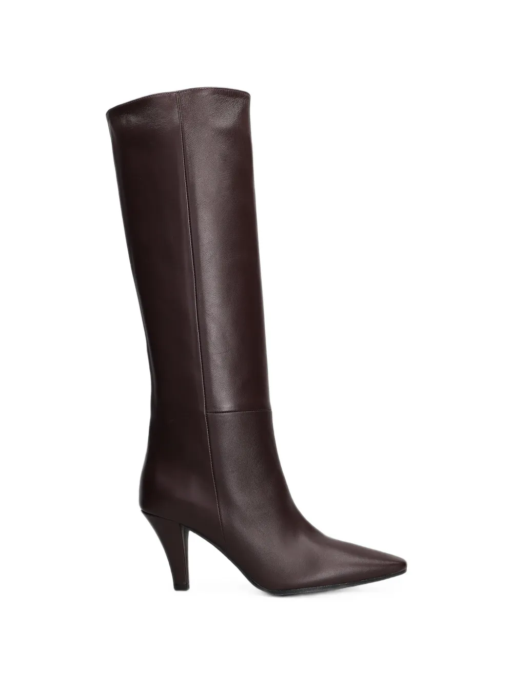 Biancadi Square-toe Knee-high Boots In Brown