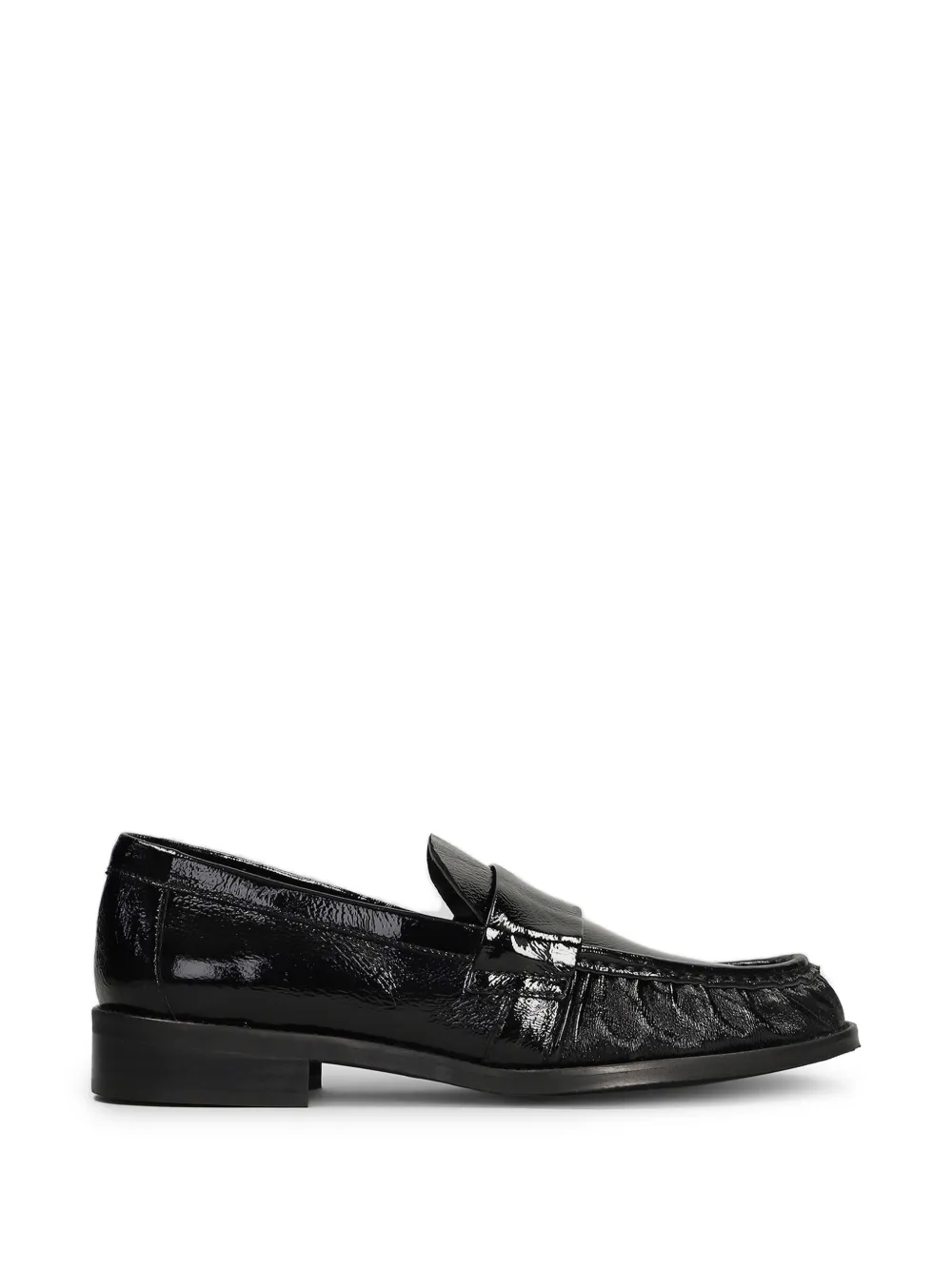 Pedro Miralles Gines crinkled-effect loafers - Nero