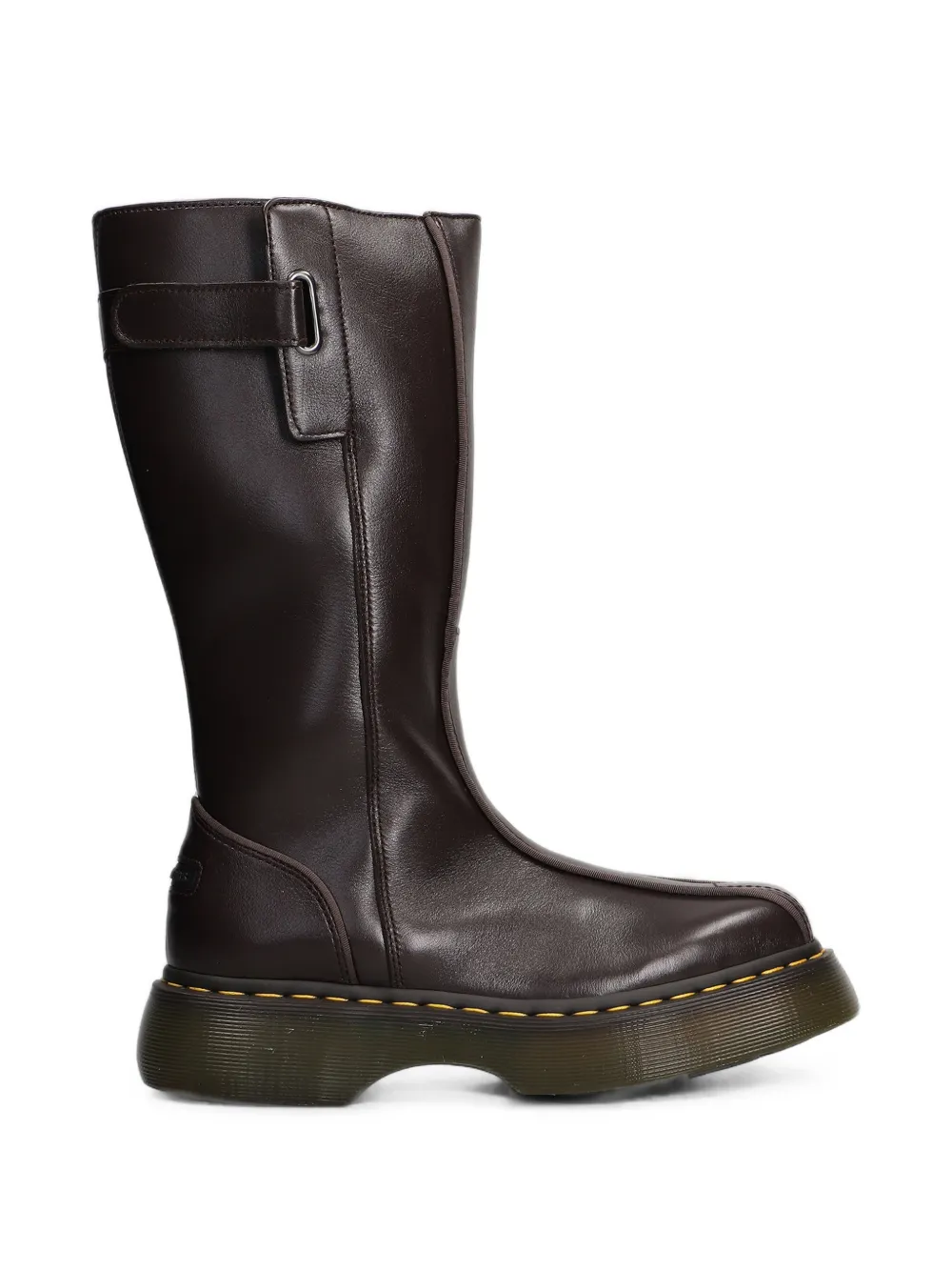 Dr. Martens Buzz Hi Gloss buckle-detail knee-high boots