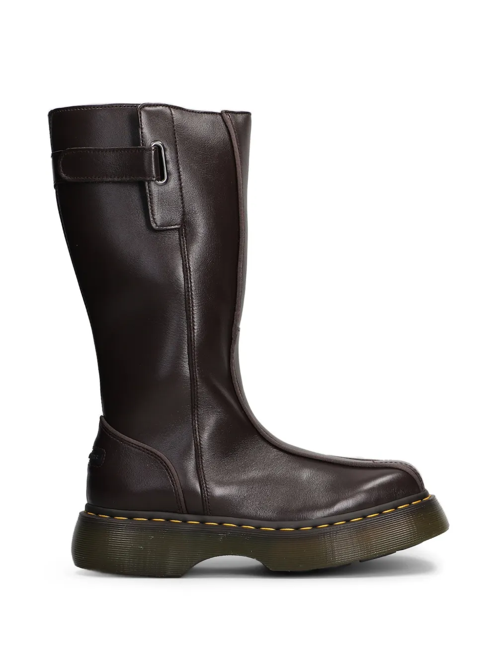 Dr. Martens Buzz Hi Gloss buckle-detail knee-high boots