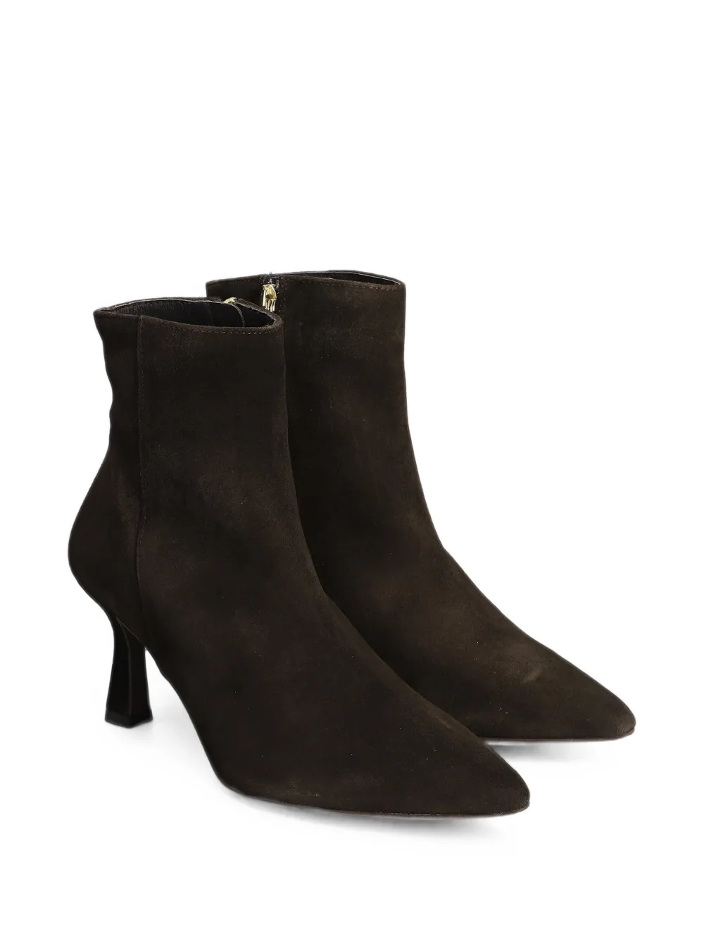 Pedro Miralles pointed-toe suede ankle boots Bruin