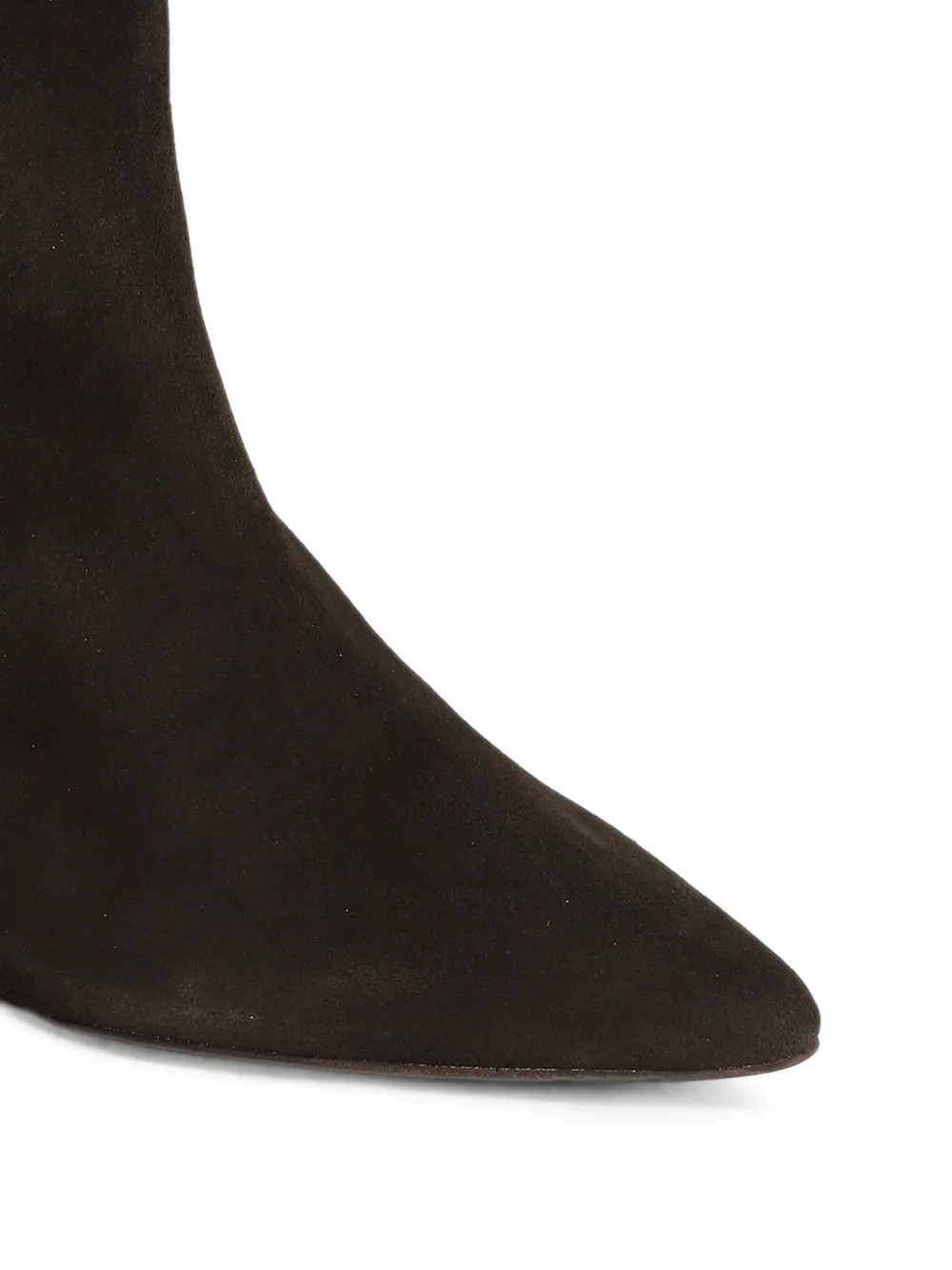 Pedro Miralles pointed-toe suede ankle boots Bruin
