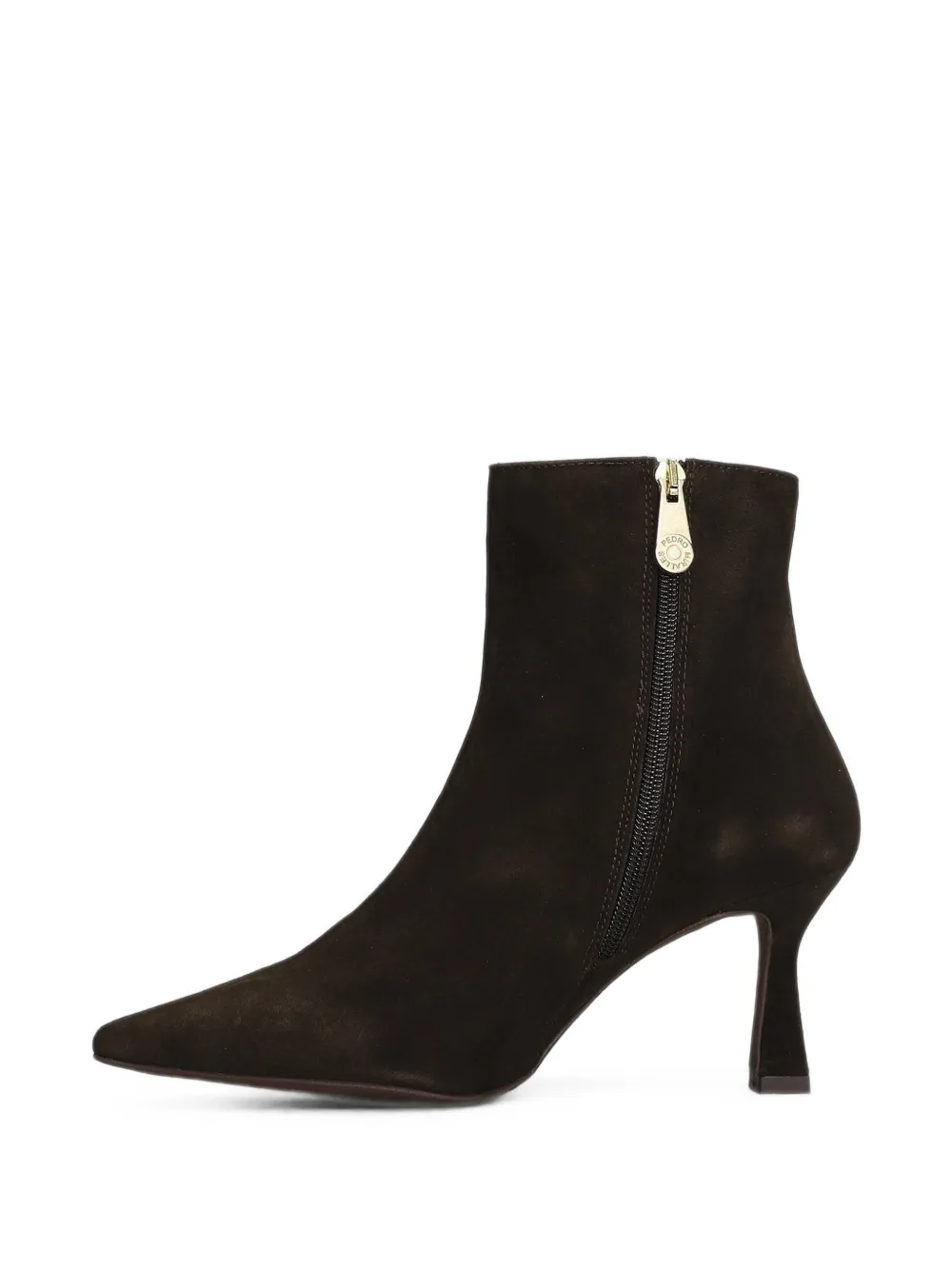 Pedro Miralles pointed-toe suede ankle boots Bruin