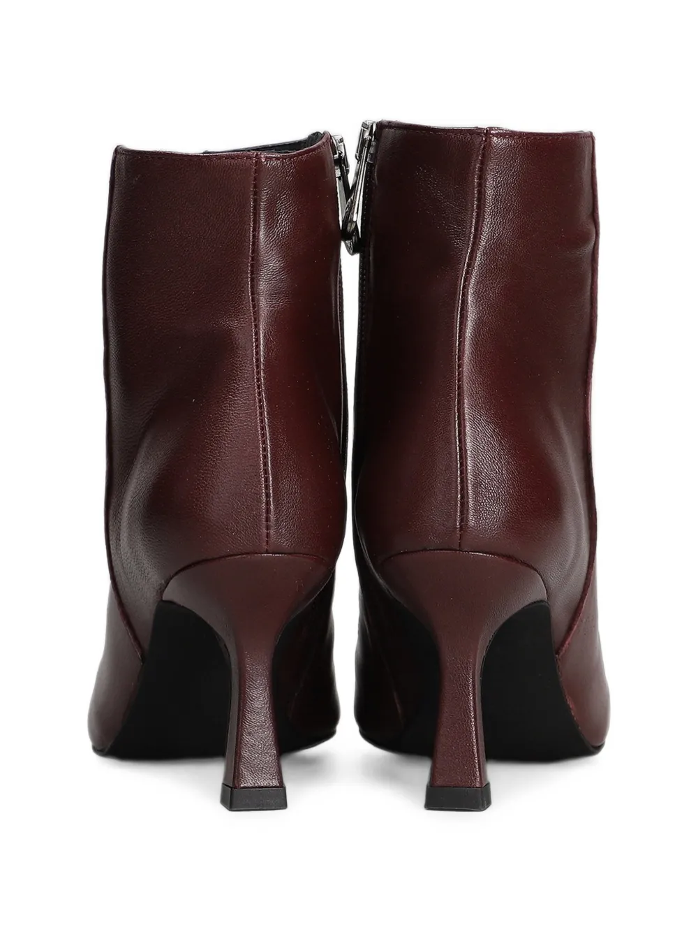 Pedro Miralles pointed-toe leather ankle boots Rood