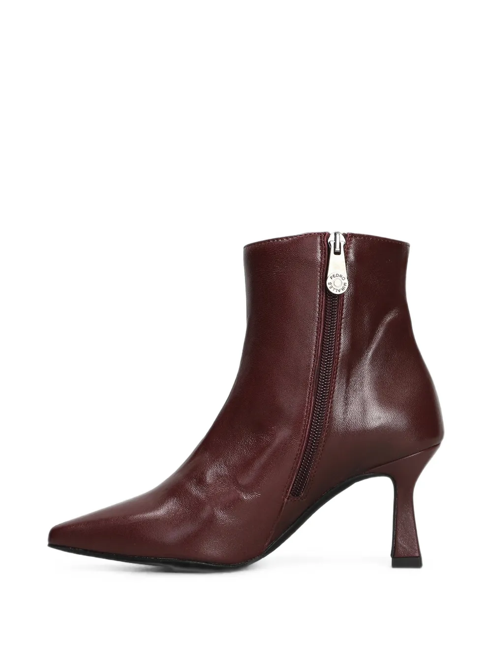 Pedro Miralles pointed-toe leather ankle boots Rood