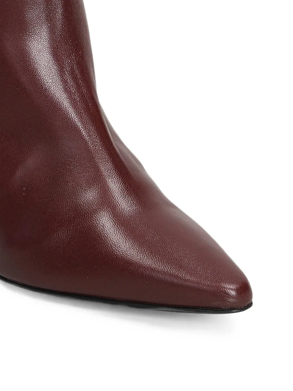 Pedro Miralles pointed-toe leather ankle boots Rood