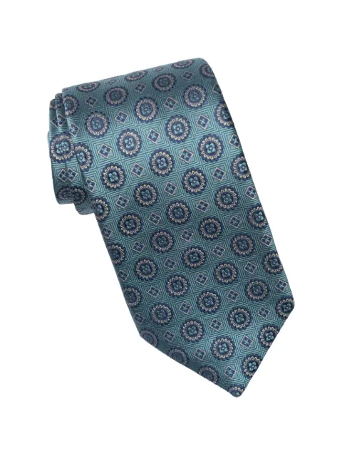 Elizabetta corbata Ercole con medallones en jacquard
