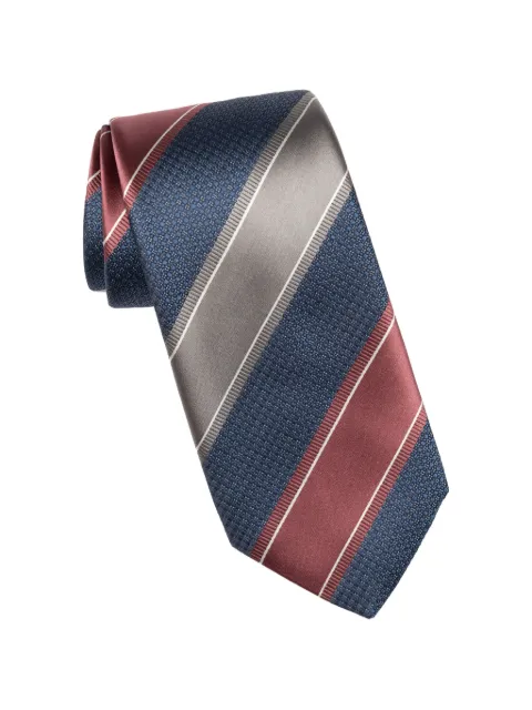Elizabetta striped silk tie