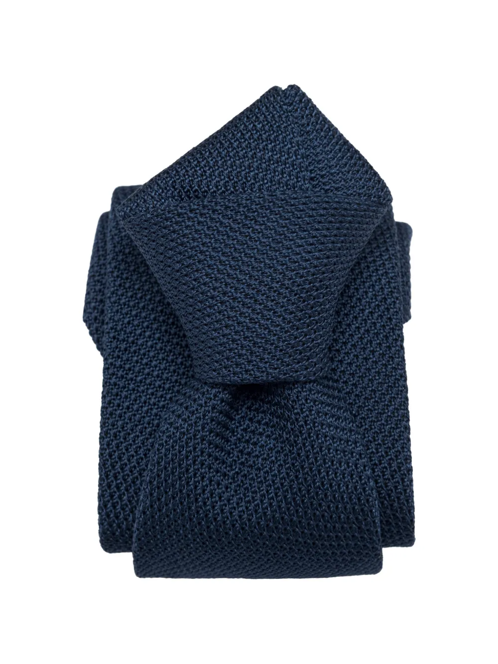 Elizabetta Cravatta Grenadine in seta - Blu