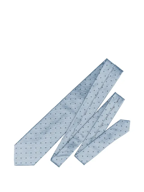 Elizabetta Pisa polka-dot silk tie