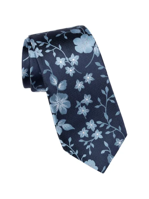 Elizabetta Silvio floral-jacquard tie