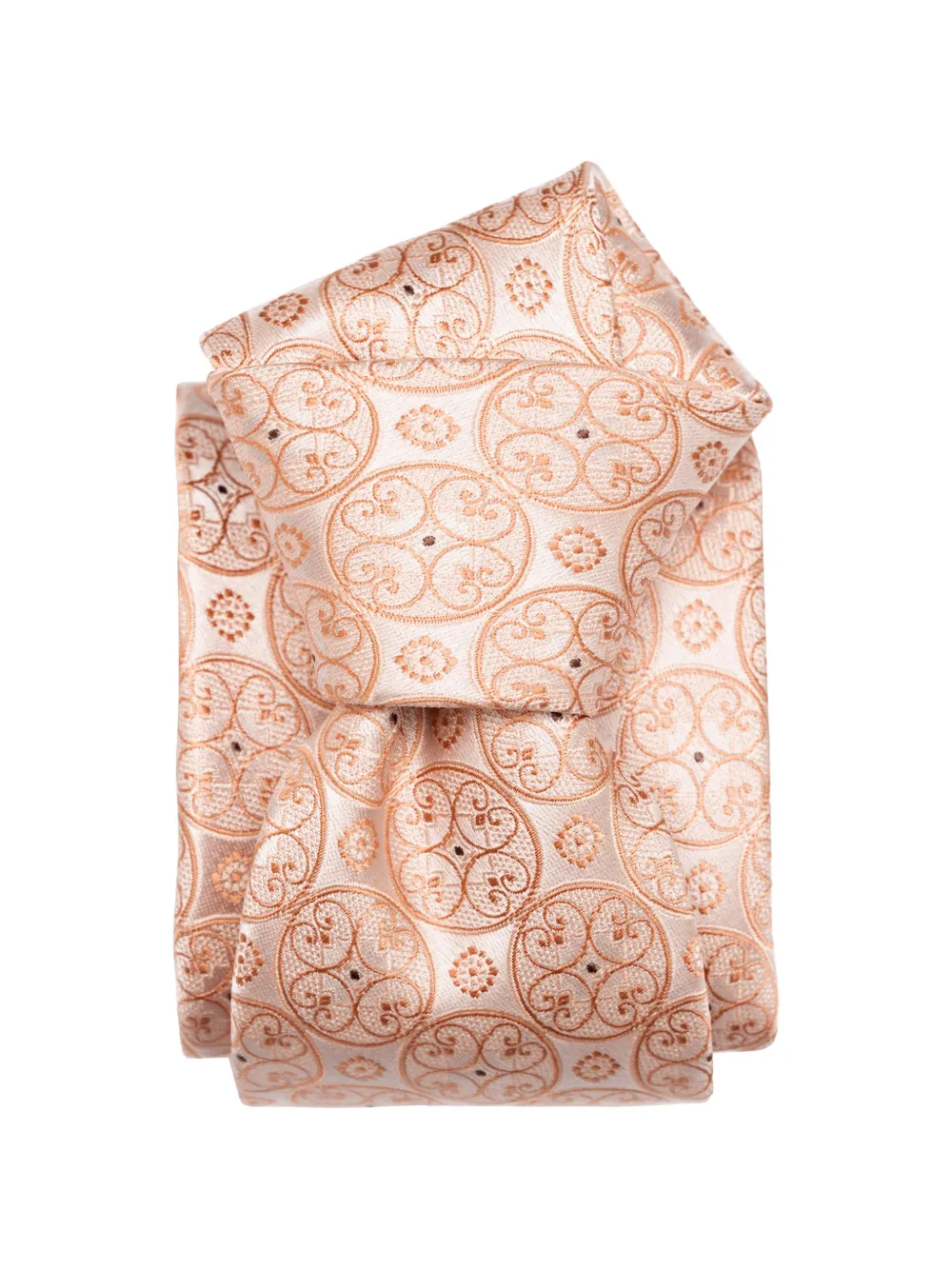 Elizabetta Palladio jacquard silk tie - Arancione
