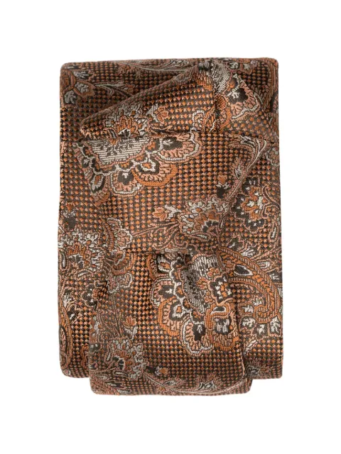 Elizabetta corbata Montello con motivo de cachemira en jacquard