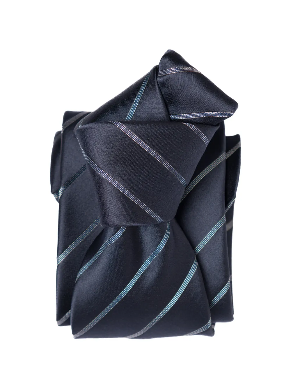 Elizabetta Esino striped silk tie