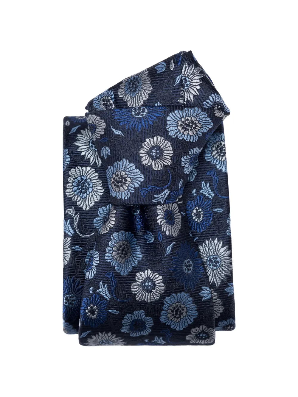 Elizabetta Pergola floral-jacquard tie - Blu
