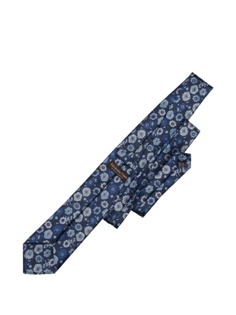 Elizabetta Pergola Krawatte aus Blumen-Jacquard
