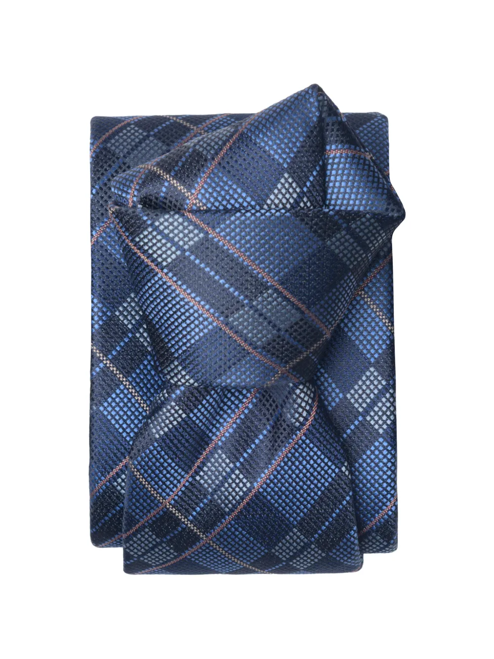 Elizabetta Moscato silk jacquard tie - Blu