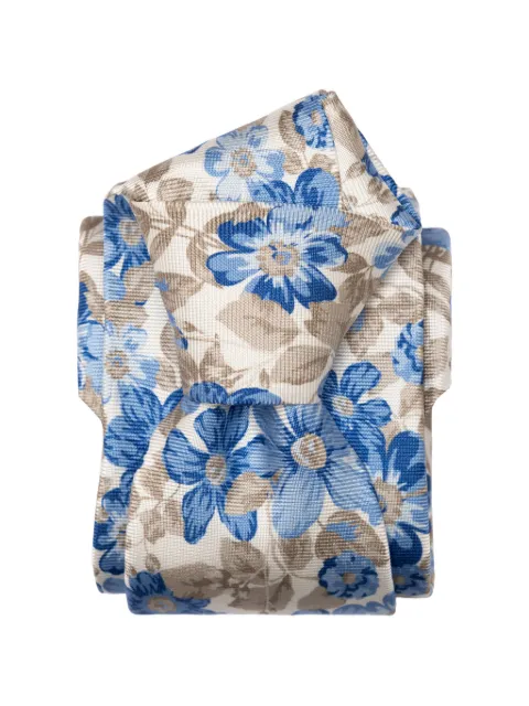 Elizabetta corbata Altamura de seda con estampado floral