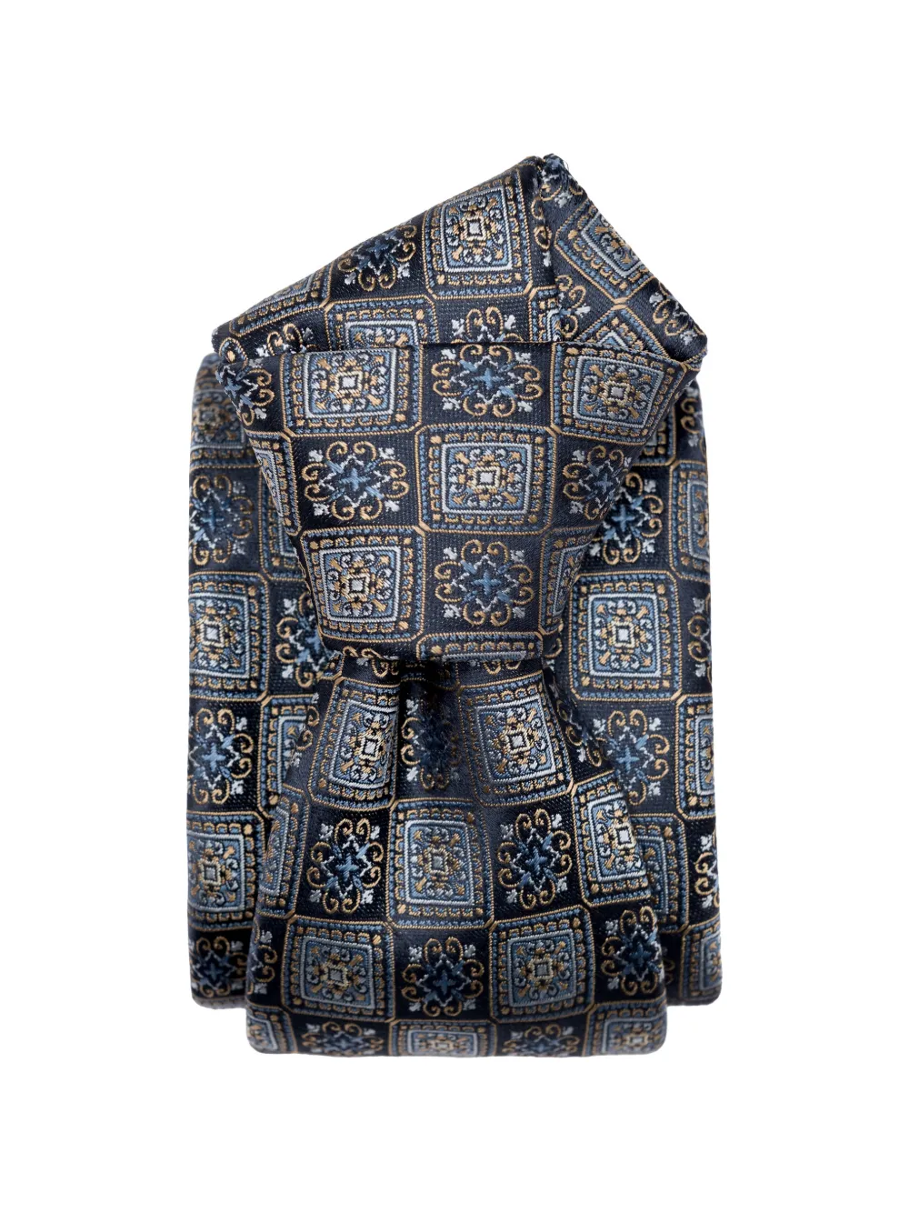 Elizabetta De Sica silk jacquard tie - Blu