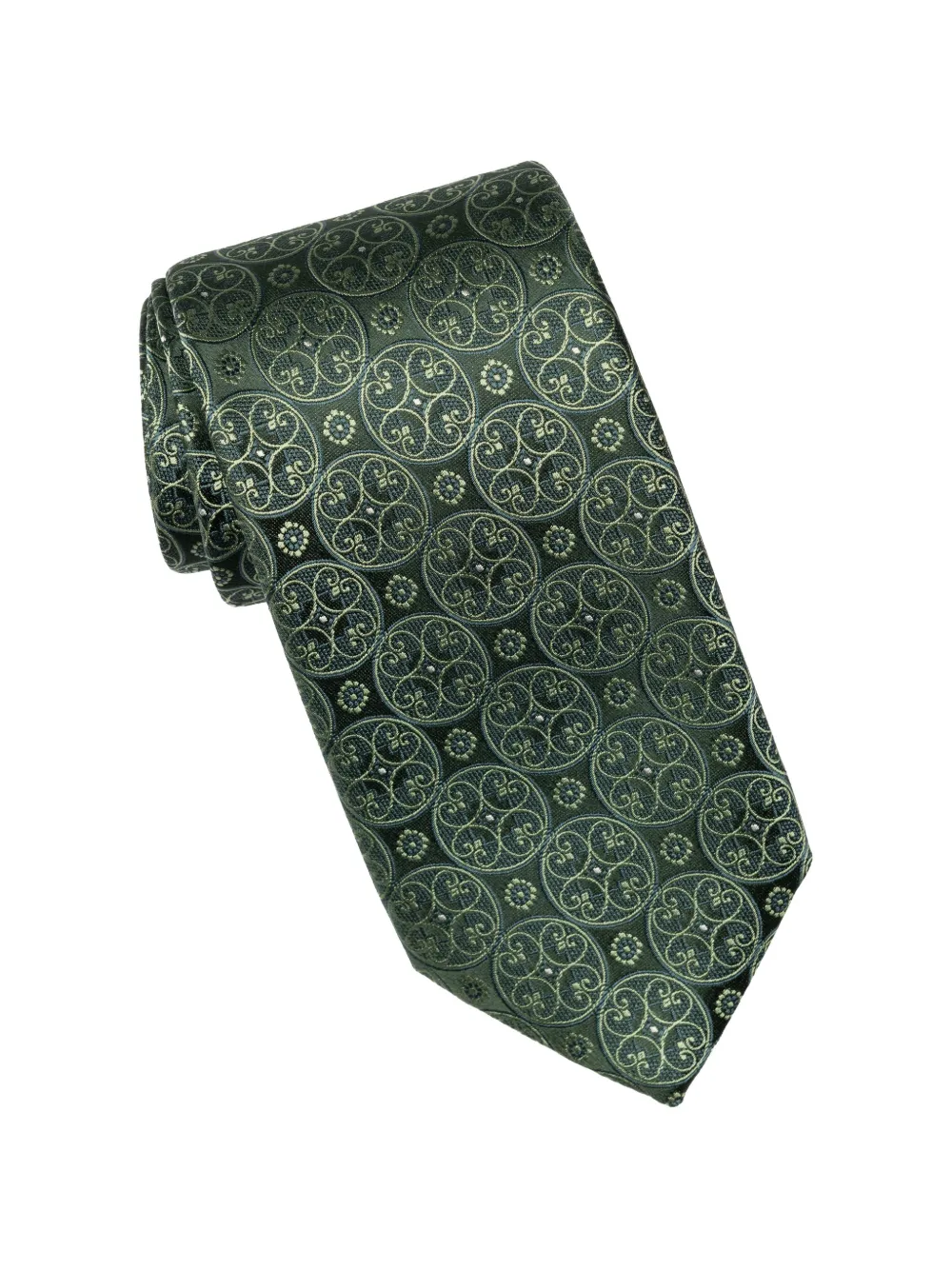 Elizabetta Palladio jacquard-motif tie - Verde