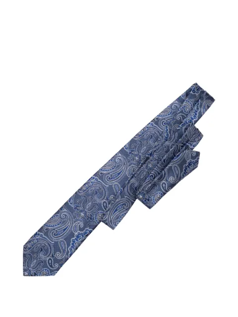 Elizabetta Pavia paisley jacquard tie