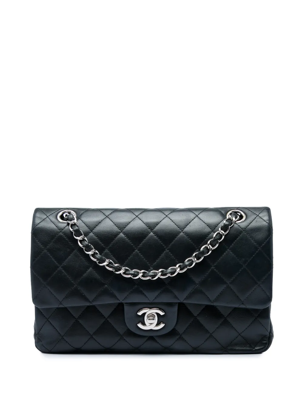 CHANEL Pre-Owned 2011 Medium Classic Lambskin Double Flap shoulder bag - Nero