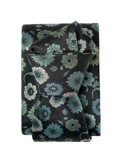 Elizabetta Pergola floral-jacquard tie