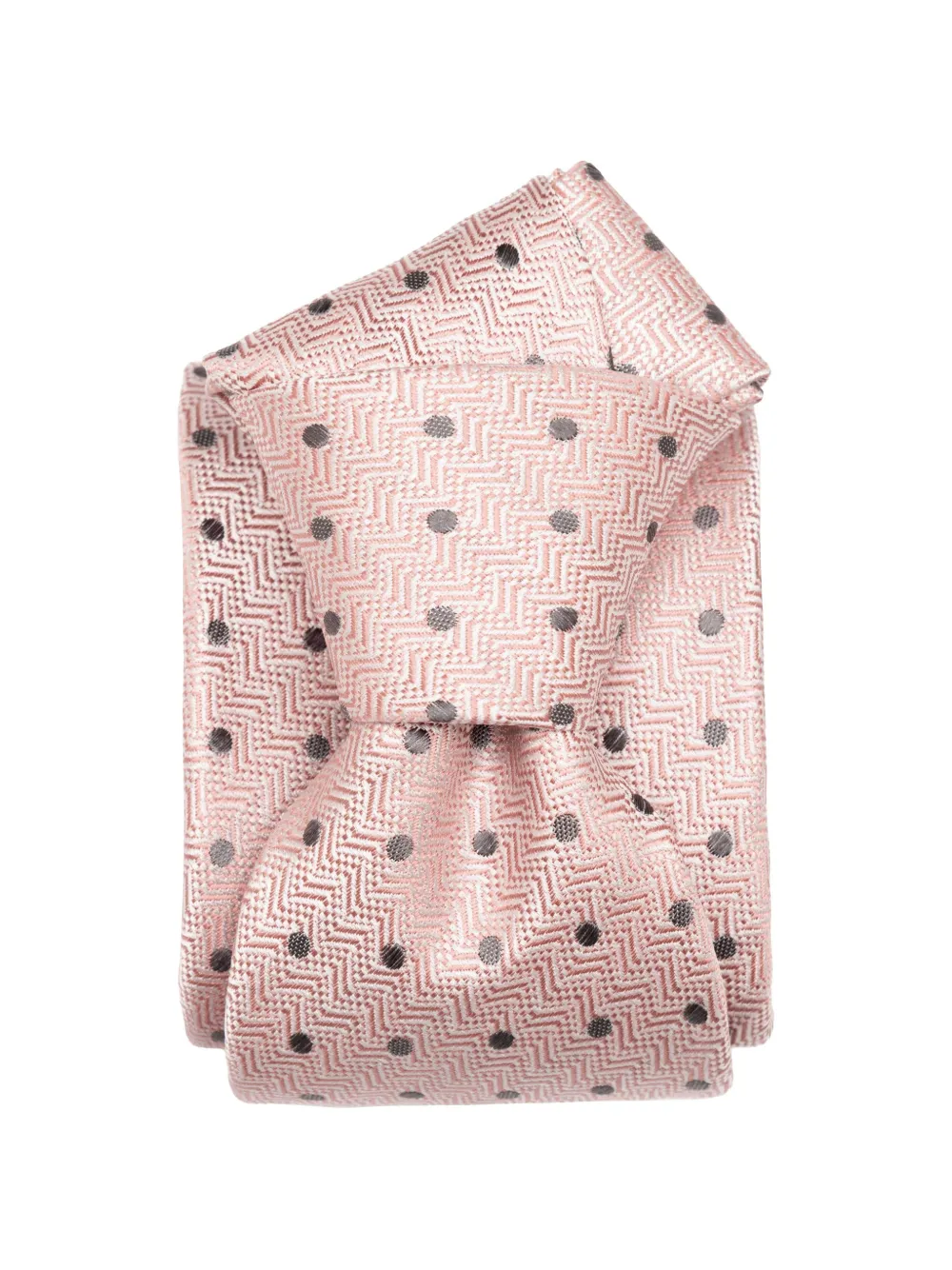 Elizabetta Tiburtina silk jacquard tie - Rosa