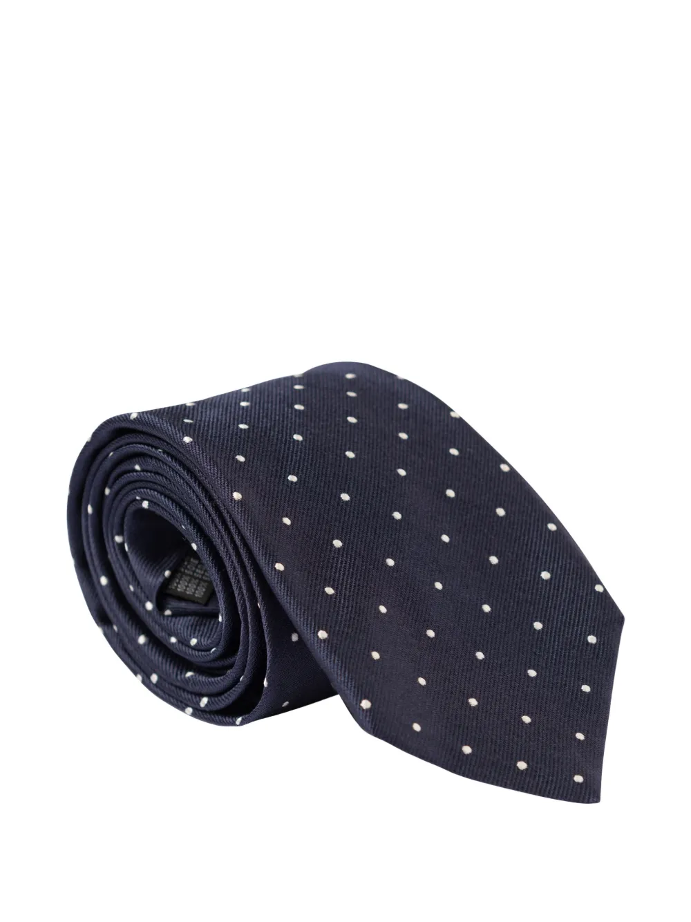 Elizabetta Pisa polka-dot jacquard tie - Blu